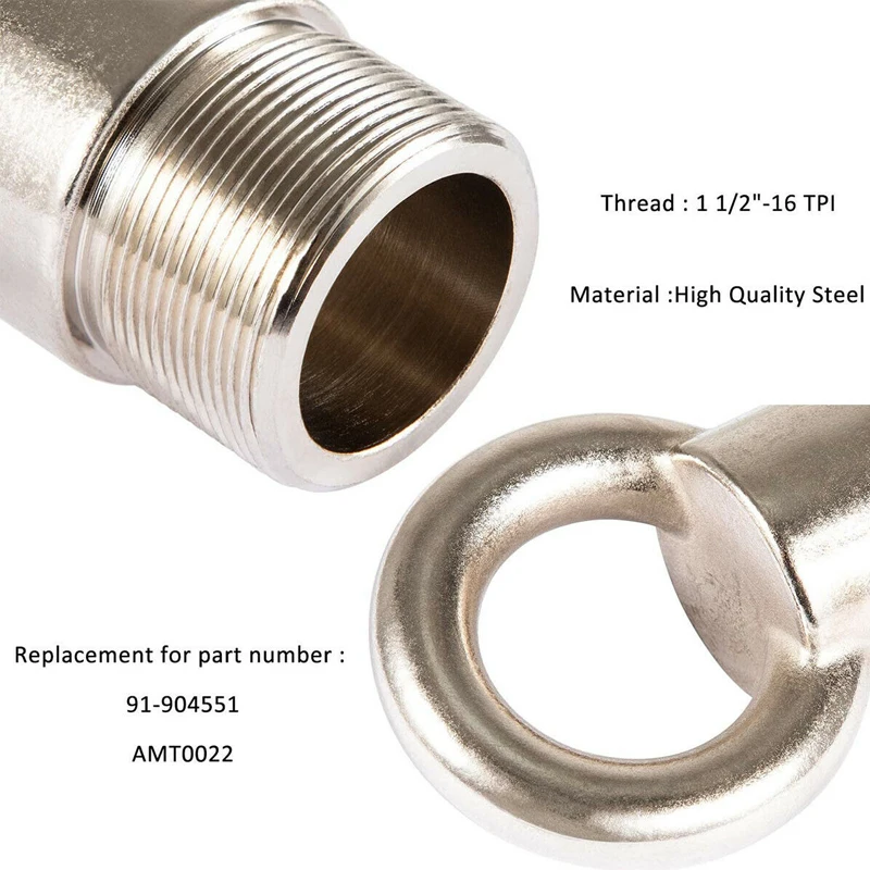 (Silver)Lifting Ring Tool MT0022 Alt 91-904551 Lifting Eye for Mercury Outboards with 1.5\