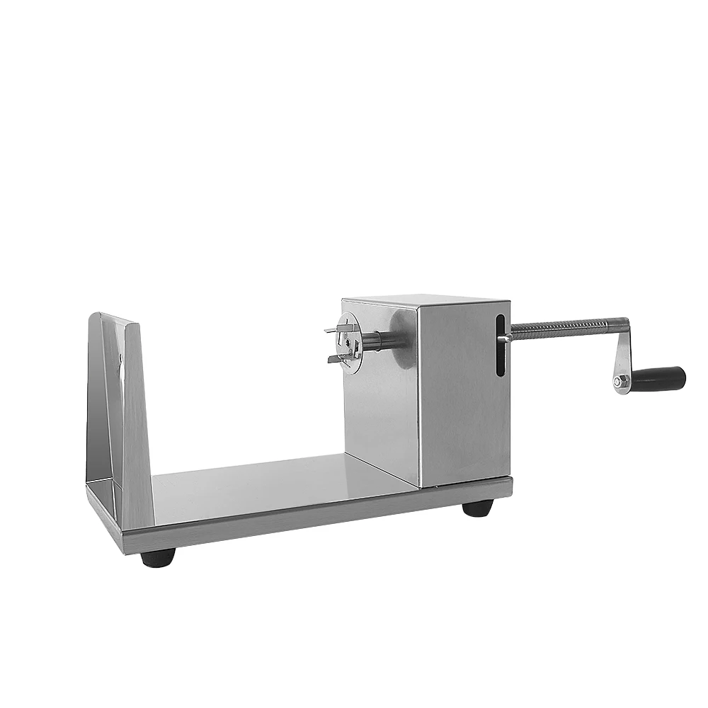  Stainless Steel Manual Potato Spiral Slicer French Fries Chips Fry-Cutter Twisted Shape Kitchen Gad - 4000127531548