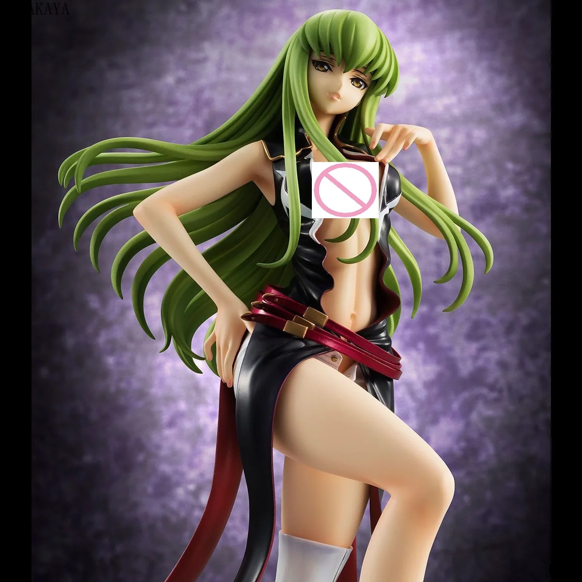 Новинка 21 см Code Geass R2 Lelouch of The Rebellion C.C. Сексуальное черное платье Ver 1/8 ПВХ аниме