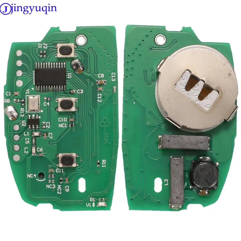 JINGYUQIN 3B REMOTE CAR KEY FOB FOR HYUNDAI IX35 RENA MISTRA ELANTRA 2015 433MHZ ID46 PCF7952 PCF7953 CHIP PCF7938 ID47 ID64