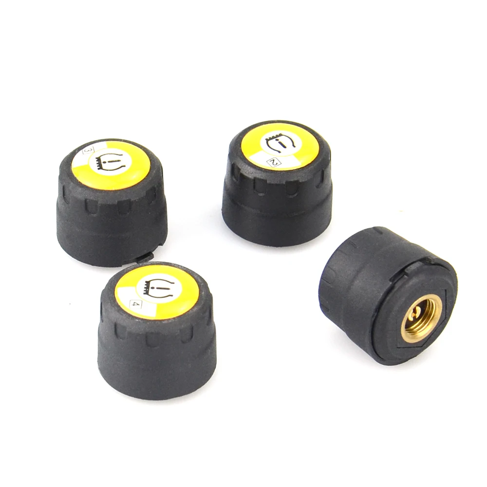 Солнечная энергия TPMS Автомобильная сигнализация давления в шинах bluetooth tpms android система мониторинга ЖК-дисплей 4 внешних датчика Автоматическая безопасность