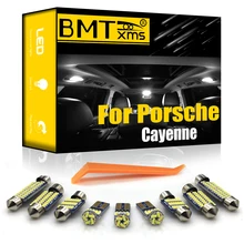 BMTxms для Porsche Cayenne 2 958 92A 9PA 955 2002-2018 автомобильная светодиодная внутренняя светодиодный купол багажник зеркало для туалетного столика комплек...