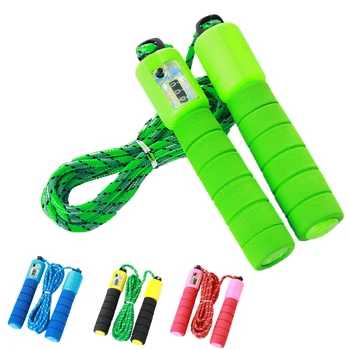 

Professional Crossfit Jump Rope Skip Jump Ropes Anti-Slip Handle Adjustable Counting Jump Rope Training Workout Equipments