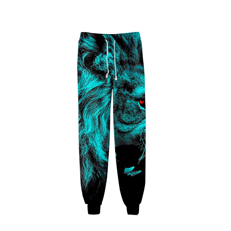 

New King Lion Cartoon 3d Joggers Harem Pant Fashion Hip Hop Men Women Long Loose Trousers Sports 3D Fitness Pants Sweatpants 4XL