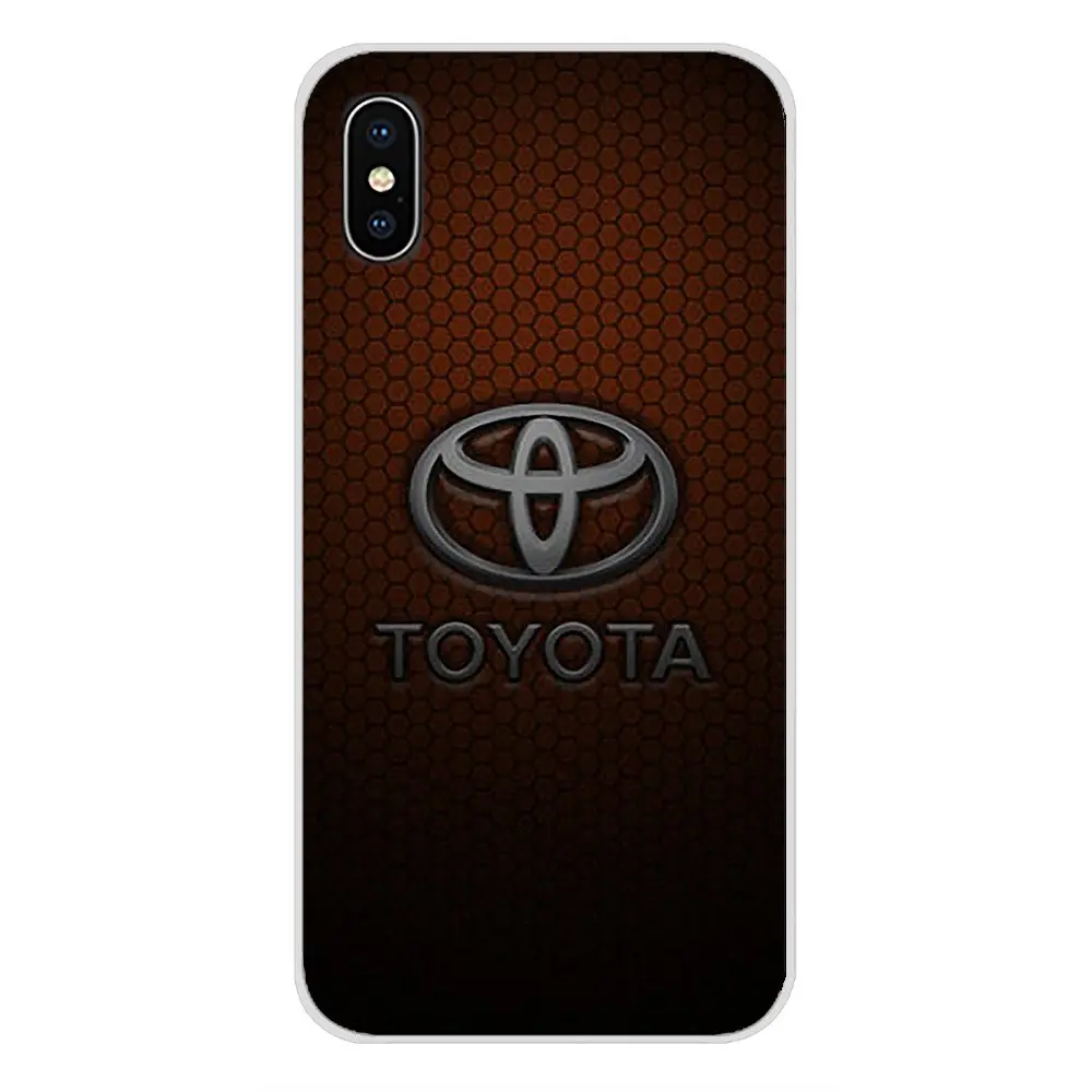 images 9 Для Apple iPhone X XR XS MAX 4 4S 5 5S 5C SE 6 6S 7 8 Plus ipod touch 5 6 Аксессуары чехлы для телефонов крутой автомобиль toyota логотип - Цвет: images 9