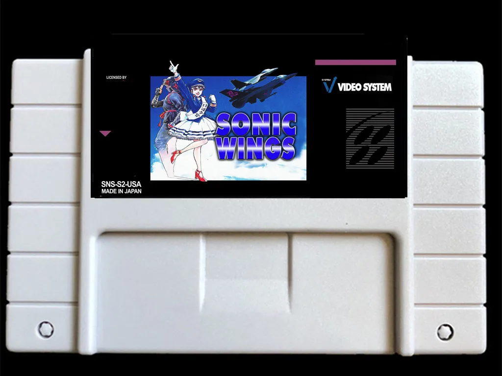 

Sonic Wings USA- NTSC version 46 pins games card for Retro Video games Console !