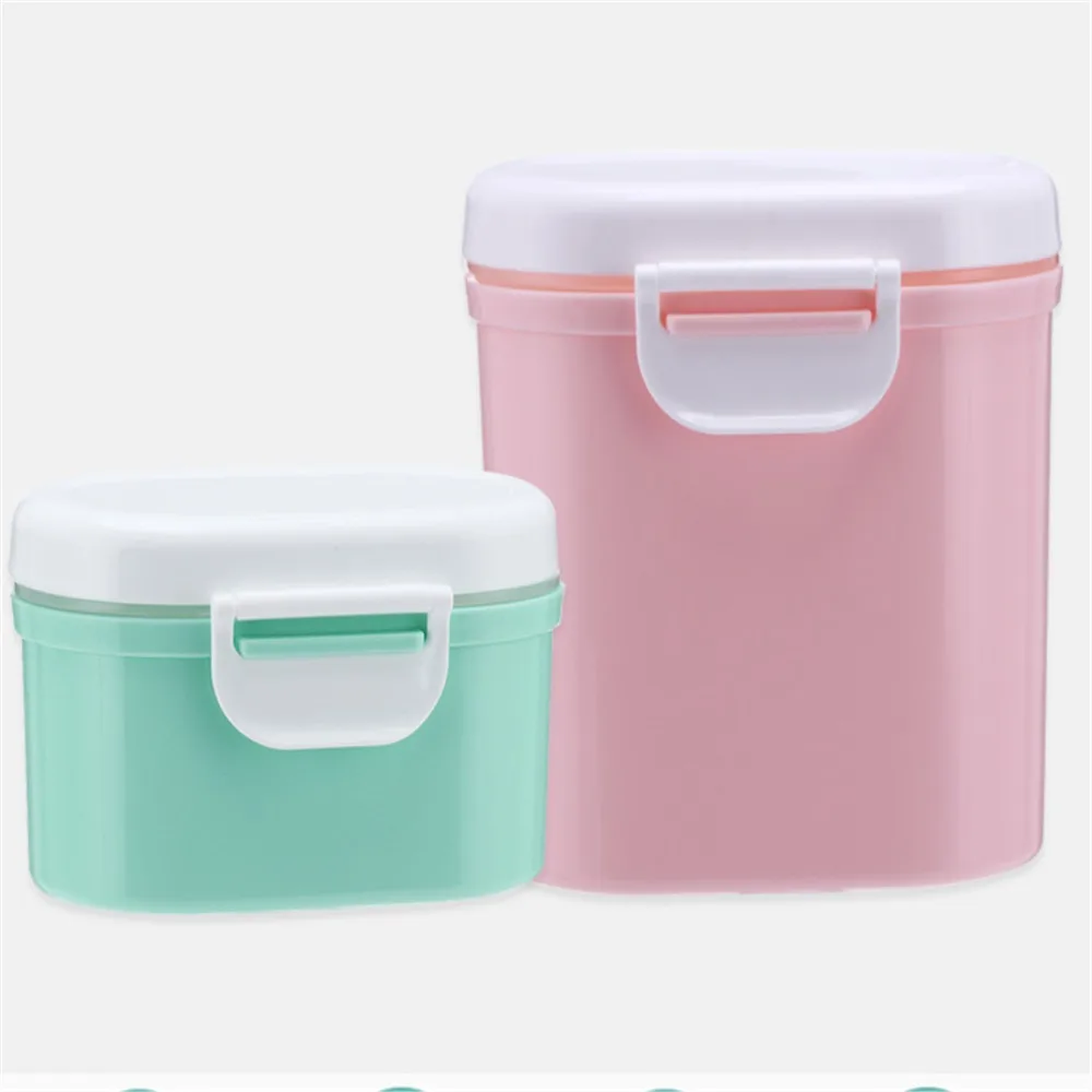 Baby Formula Milk Storage Infants Portable Milk Powder Formula Dispenser Food Container Storage Feeding Box for Kids Food PP Box