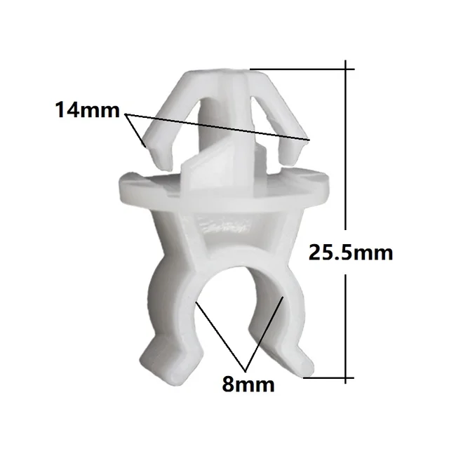 20 PCS Car Fastener Hood Bonnet Prop Rod Support Clip nylon plastic retainer for Toyota Nissan Benz Hyundai Honda 20Pcs