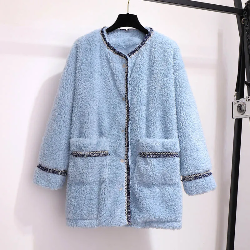 Зимние женские куртки размера плюс, обхват груди 158 см, 6XL, 7XL, 8XL, 9XL, 10XL, женские пальто синего и белого цветов