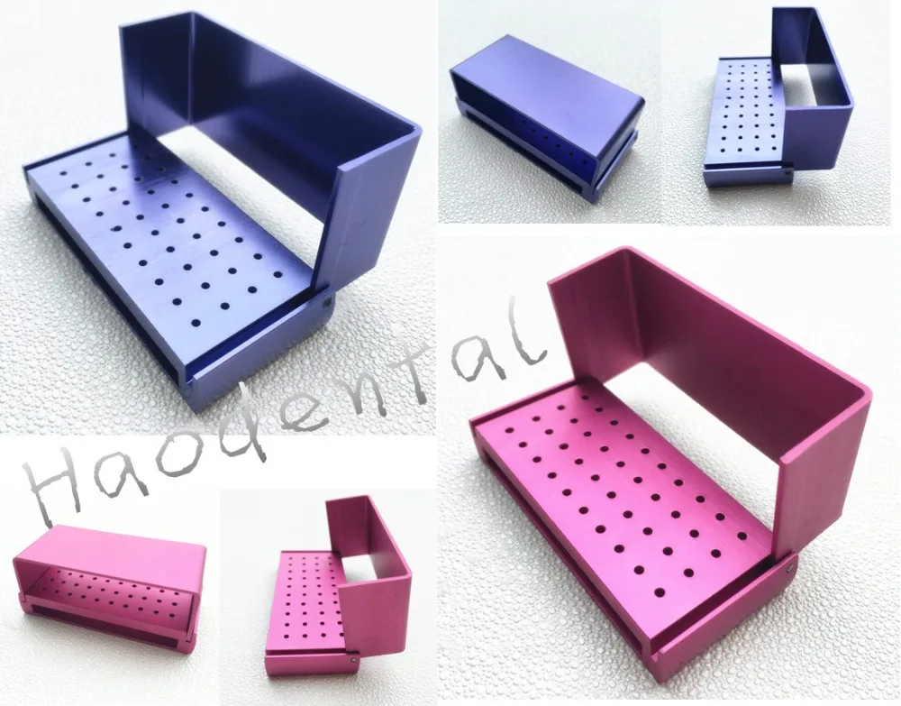 

2 PCS*40holes Autoclavable High Speed Dental Burs Holder Dental Bur Block