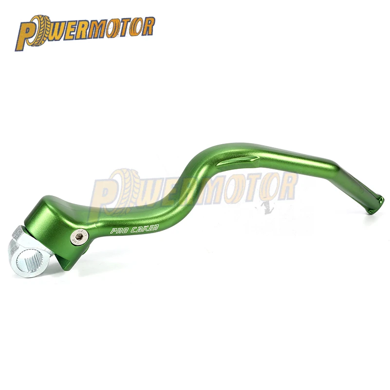 

Motorcycle CNC Aluminum Starter Lever Pedal Forged Kick Start For KAWASAKI KX250F 2013 2014 2015 Motocross Pit Bike Dirt Bike