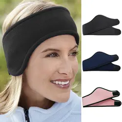 YELITE Зимняя повязка из флисовой шерсти Тепловая бандана ухо теплый Sweatband головной убор ободок модный головной убор для женщин мужчин и