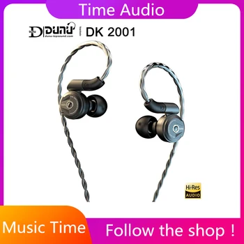 

DUNU DK2001 HiFi Audio 3BA+1DD Hybrid Drivers In-ear Earphone IEM with Catch-Hold MMCX Connector OCC copper Litz cable DK 2001