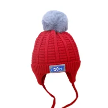 Милый Дети девочка мальчик ребёнок Младенец Зима Теплый кардиган Крючковой вязки шапка бини, Кепки на размер 0-12 мес., комплект реквизит для фотографирования новорожденных