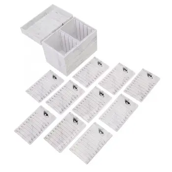 

10 Layers Exquisite False Eyelash Storage Box Grafting Eyelash Extension Box Organizer False Eyelashes
