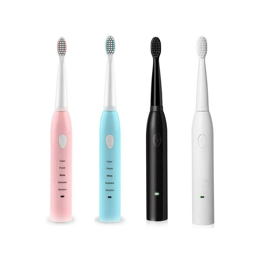 Digoo Rechargeable Sonic Electric Toothbrush IPX7 3 Modes+2 Brush Heads