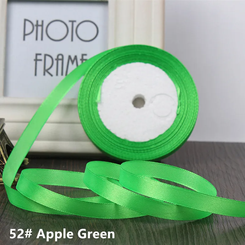 Elegant 25-Yard Grosgrain Satin Ribbon for DIY Wedding & Christmas Decorations, Crafting, Gift Wrapping, and Bow Making – 6mm to 50mm Width