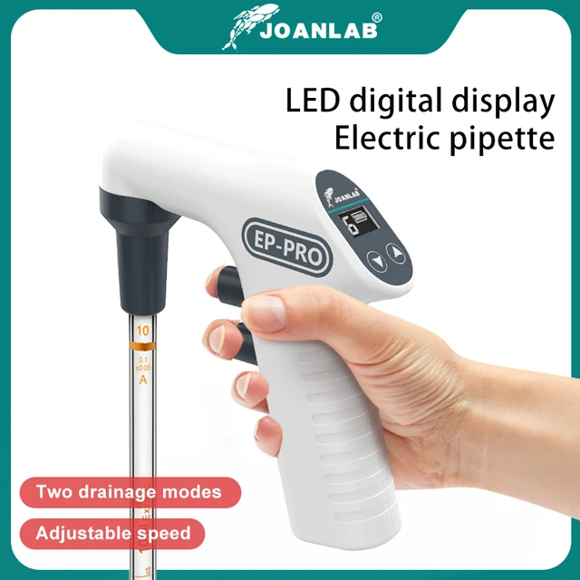 JOANLAB Electric Pipette Controller Large Volume Automatic Pipette Laboratory Equipment Electronic Pipette Pump 110v To 220v 1