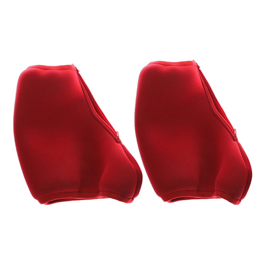 Non Slip Covers 1 Pair Rhinestone Decor Velvet Cloth Women's Men's Fashion Figure Skate Shoes Cover - Select Sizes