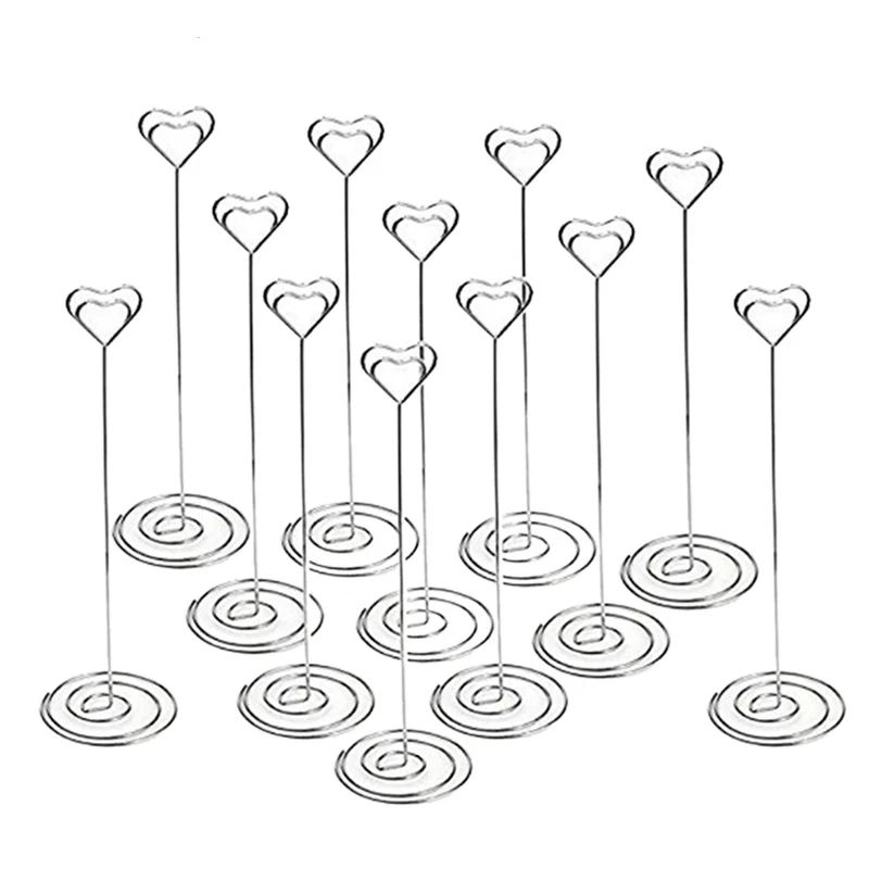 

8.6 Inch Table Number Holder Set of 12 Place Card Holders Table Number Holders Wedding Card Holder Table Number Stand Table Phot