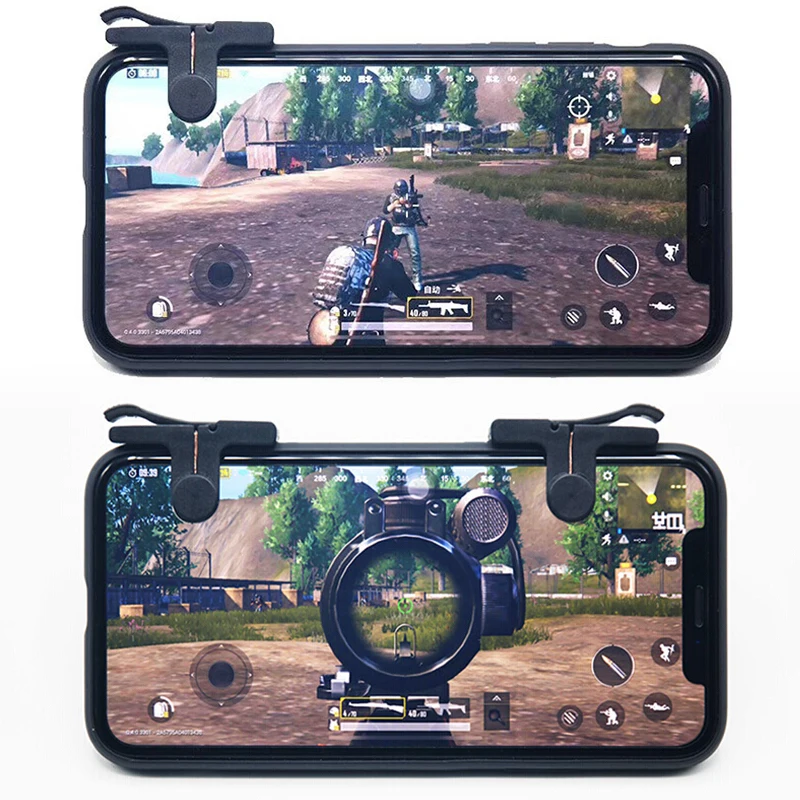 Игровой триггер для телефона кнопка стрельбы ручка L1R1 контроллер PUBG игровой