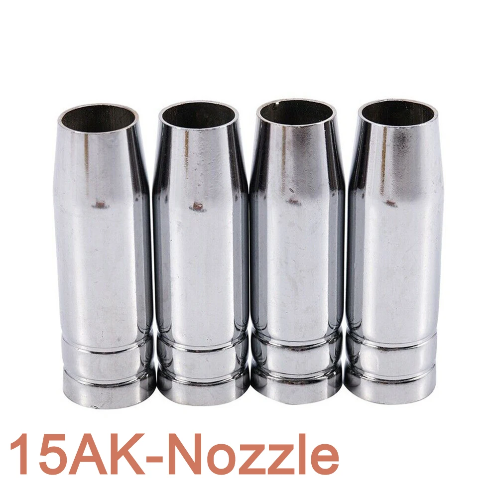 Welding Torch Nozzle Part Kit 19Pcs Conical Nozzle Sleeve Rod Tool Set For Binzel 15AK MIG MAG Welding Torch Welder Accessories gas torch welding torch
