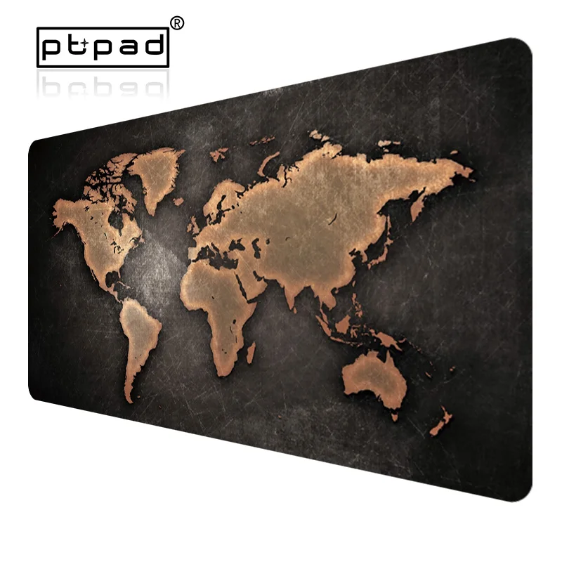 Коврик для мыши pbpad store маленький и большой офисный коврик с картой мира
