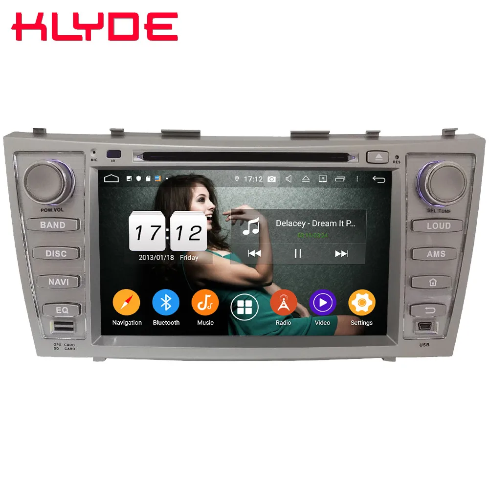 Excellent Klyde IPS 4G WIFI Android 9 Octa Core 4GB RAM 64GB ROM BT DSP Car DVD Multimedia Player Radio For Toyota Camry 7 40 50 2006-2011 0