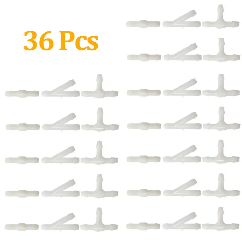 

Durable New Hose Connector White Windshield Wiper Tube Replacement Splitter T/Y/I Type Universal 3 Kinds Shapes