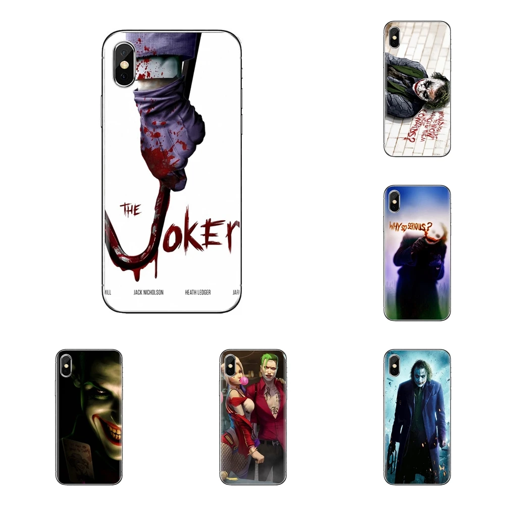 Joker Batman The Killing Joke Face Transparent TPU Bag Case For Xiaomi Redmi 4A S2 Note 3 3S 4 4X 5 Plus 6 7 6A Pro Pocophone F1 |