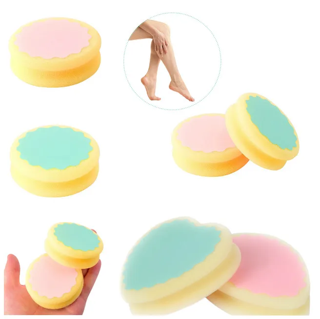 Newly 1/2pcs Magic Painless Hair Removal Depilation Sponge Pad Hair Leg Arm Remover Tool Kit CTN88