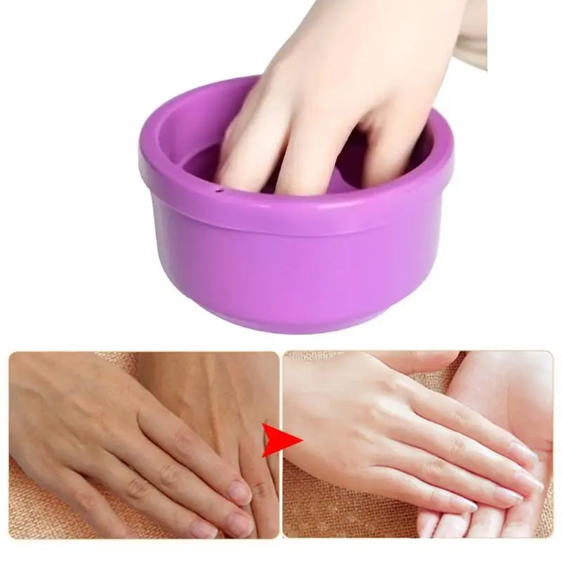 Luxury Offer of  Nail Finger Soak Bowl Excellent Plastics Bubble Bowl Nail Tips Bath Polish Remover Soaker Manicure 