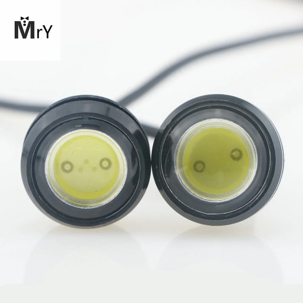 

23mm Red Eagle Eye Light 9w Dc 12v Car Led Daytime Running Light Drl Backup Car Motor Parking Signal Lamps Waterproof Fog Light