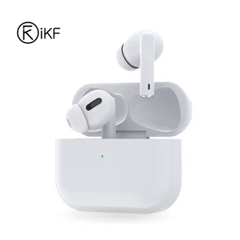 

iKF Funpods TWS wireless earbuds Bluetooth 5.1 touch conctrol gaming noise canceling earphone with charging case with mic white