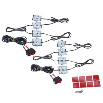 

Hot New 8Pcs/set 56cm Car LED Light Super Blue Strip Truck Bed Lighting Light Kit For Chevy/Dodge/GMC Trucks