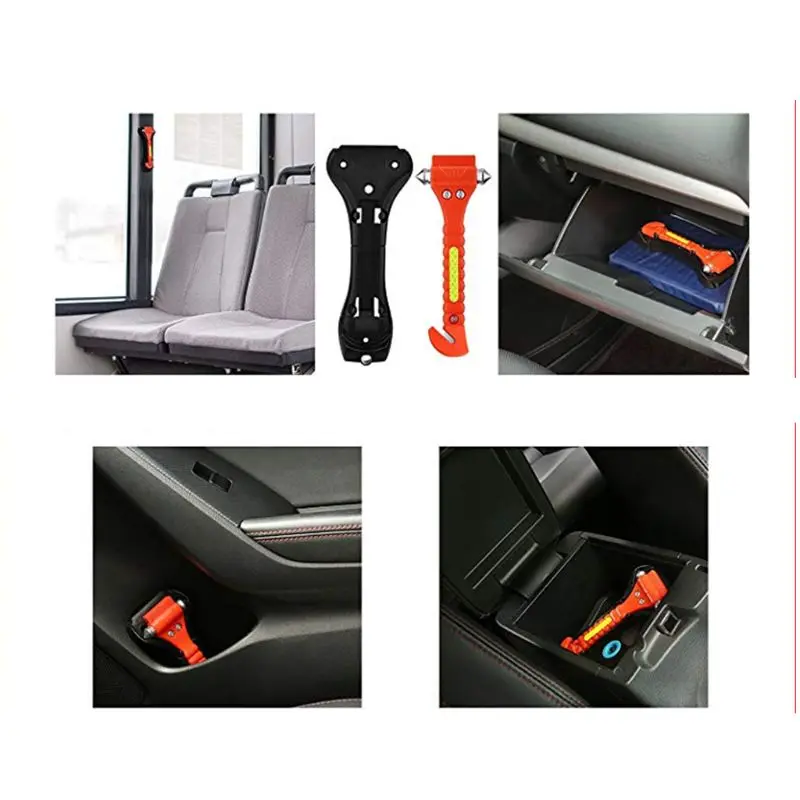 

2 Pack Car Safety Hammer Emergency Escape Tool with Car Window Breaker
