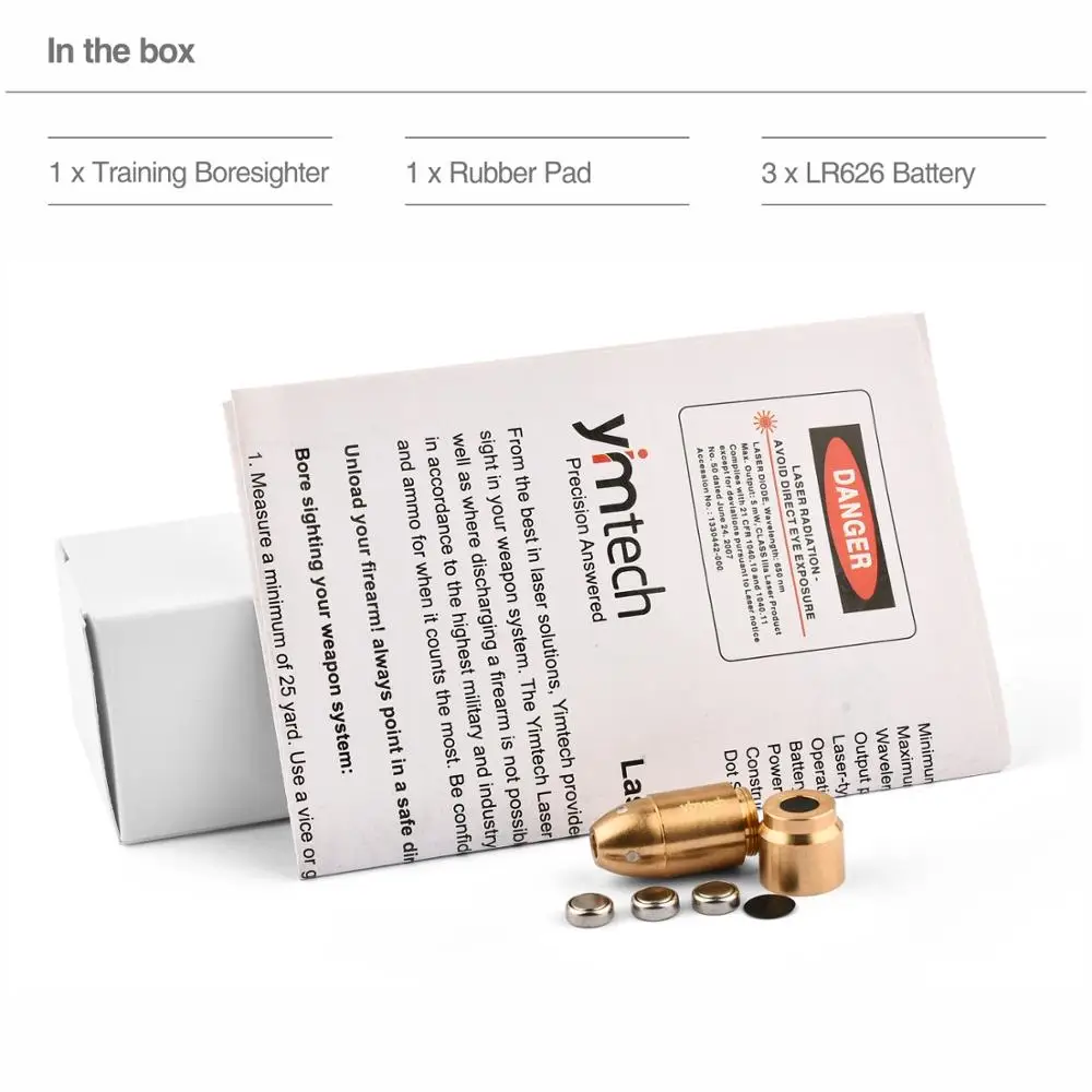 Лазерный Boresighter 45ACP Red Dot прицел пистолет отверстие прицел Лазерные патроны, лазерная пуля, лазерный картридж для пистолета, обучение стрельбе