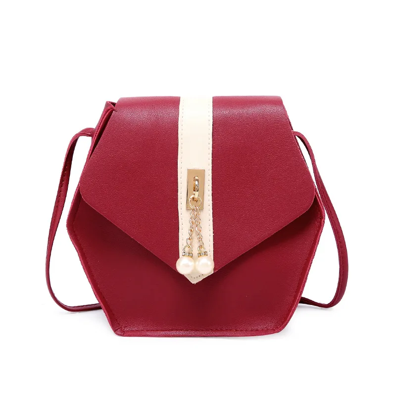 

Sheng chuang Beauty 2019 Summer Shoulder Cross-body Contrast Color Hanging Pigskin Women's Change Mobile Phone Bag Versitile Fas