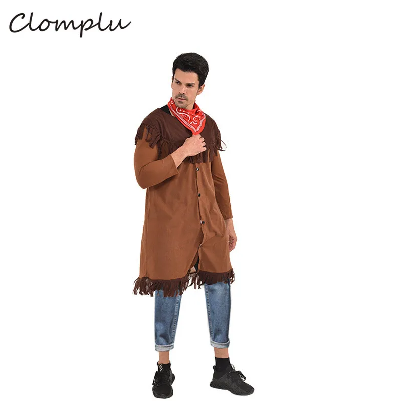 Clomplus ковбойский унисекс косплей Хэллоуин костюмы для женщин мужчины Взрослый