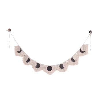 

Living Room Wall Hanging Art Home Decoration Wedding Prop Handmade Simple Woven Tapestry Bedroom Door Curtain Background Nordic