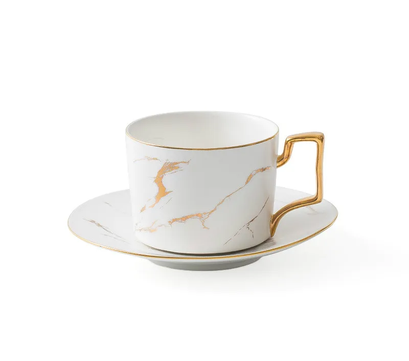 Marble (White) Скандинавский Пномпень маленький роскошный набор кофейных чашек для дома Американский капучино послеобеденный чай чашка керамическая чашка для воды кружки - Цвет: Marble (White)