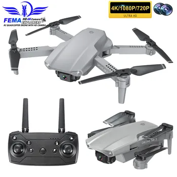 

Mini WIFI FPV wide angle camera Drone HD 4K 1080P 720P Hight Hold Mode Foldable Arm RC Quadcopter RTF Dron VS E58