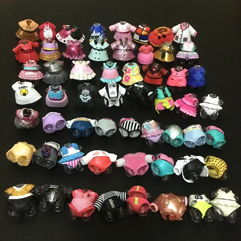 Original Mini Doll Dress Clothes Suits for 8cm Big LOLs Sister