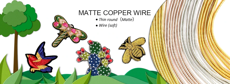 QIAO Hohl linie Nähen zubehör patch, stickerei abzeichen matte, kupfer draht, Erweiterte DIY hand gemacht, schmuck zubehör, 10 gr/los – Detail 1