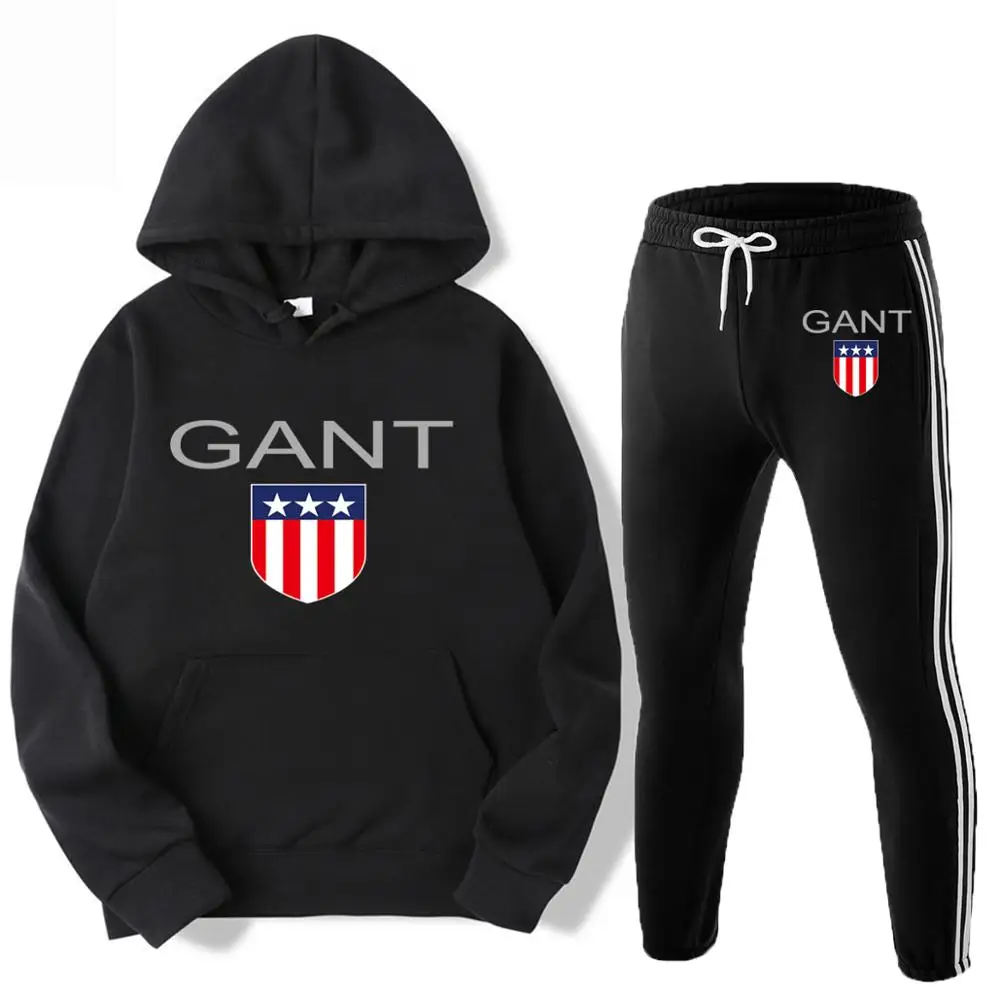 

2 peÃ§as define agasalho masculino com capuz moletom + calÃ§as pulÃ´ver hoodie sportwear terno ropa hombre roupas masculinas