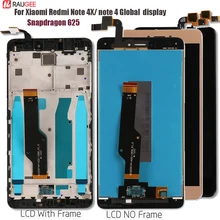 Affichage pour Xiaomi Redmi Note 4 écran LCD remplacement de l'écran tactile pour Redmi Note 4X 4 X Snapdragon 625 Octa Core Display5.5''(China)