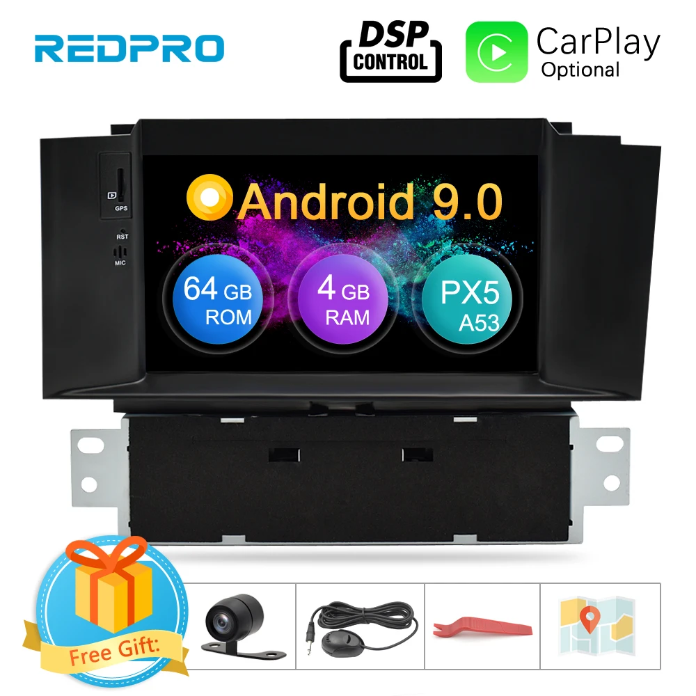 " Android 9,0 автомобильный DVD стерео Мультимедиа плеер для Citroen C4 C4L DS4 2013- Авто Аудио Видео комплект с gps-навигатором 4G Оперативная память