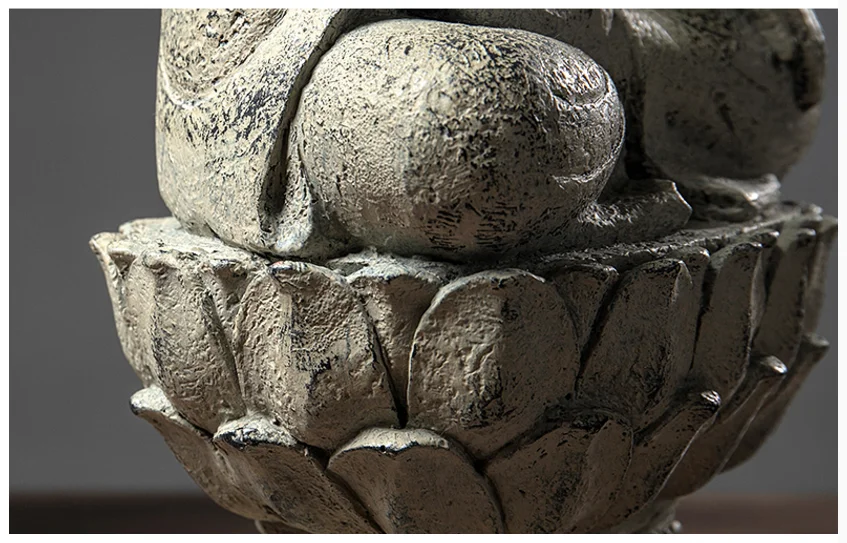 New Chinese Zen Buddha statue sculpture decoration home old living room porch lucky decorations office retro furnishings