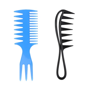 

2Pcs Professional Styling Comb Set, Wide & Fine Tooth Hair Combs, Anti-static and Heat Resistant