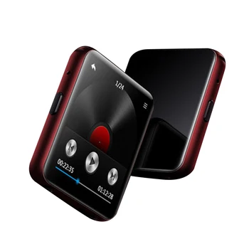

Mini Clip MP3 Player Bluetooth with 1.5 Inch Touch Screen Portable MP3 Music Player HiFi Metal Audio Player with FM for Running